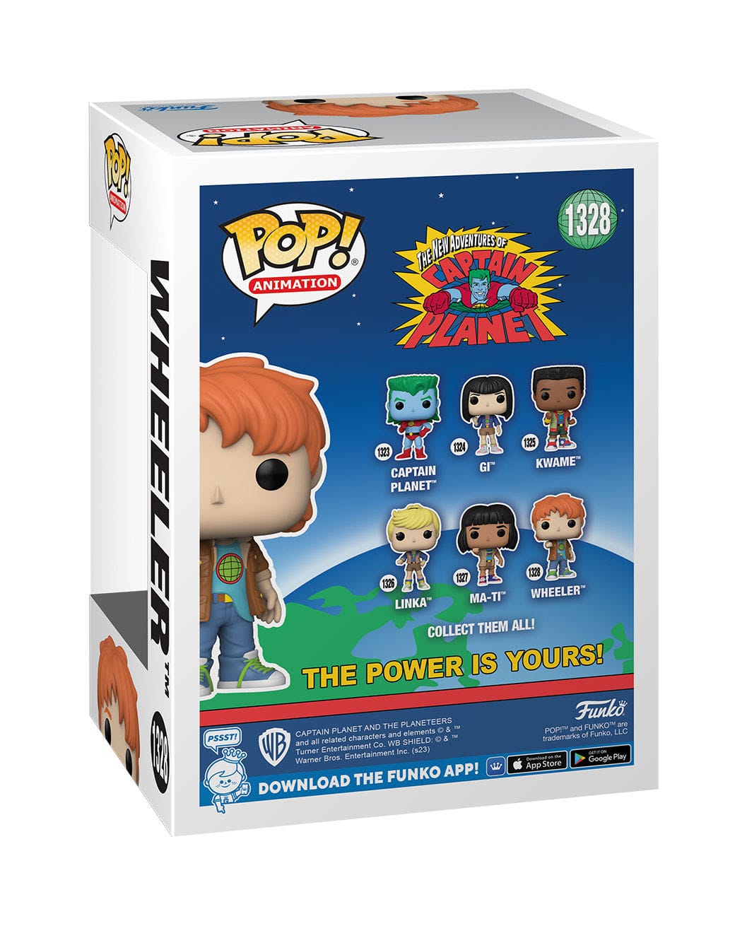 Captain Planet POP! Animation Figur Wheeler 9 cm