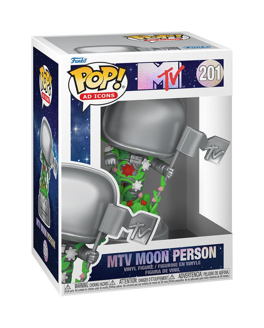 MTV 40th POP! Ad Icons Vinyl Figur Moon Person 9 cm