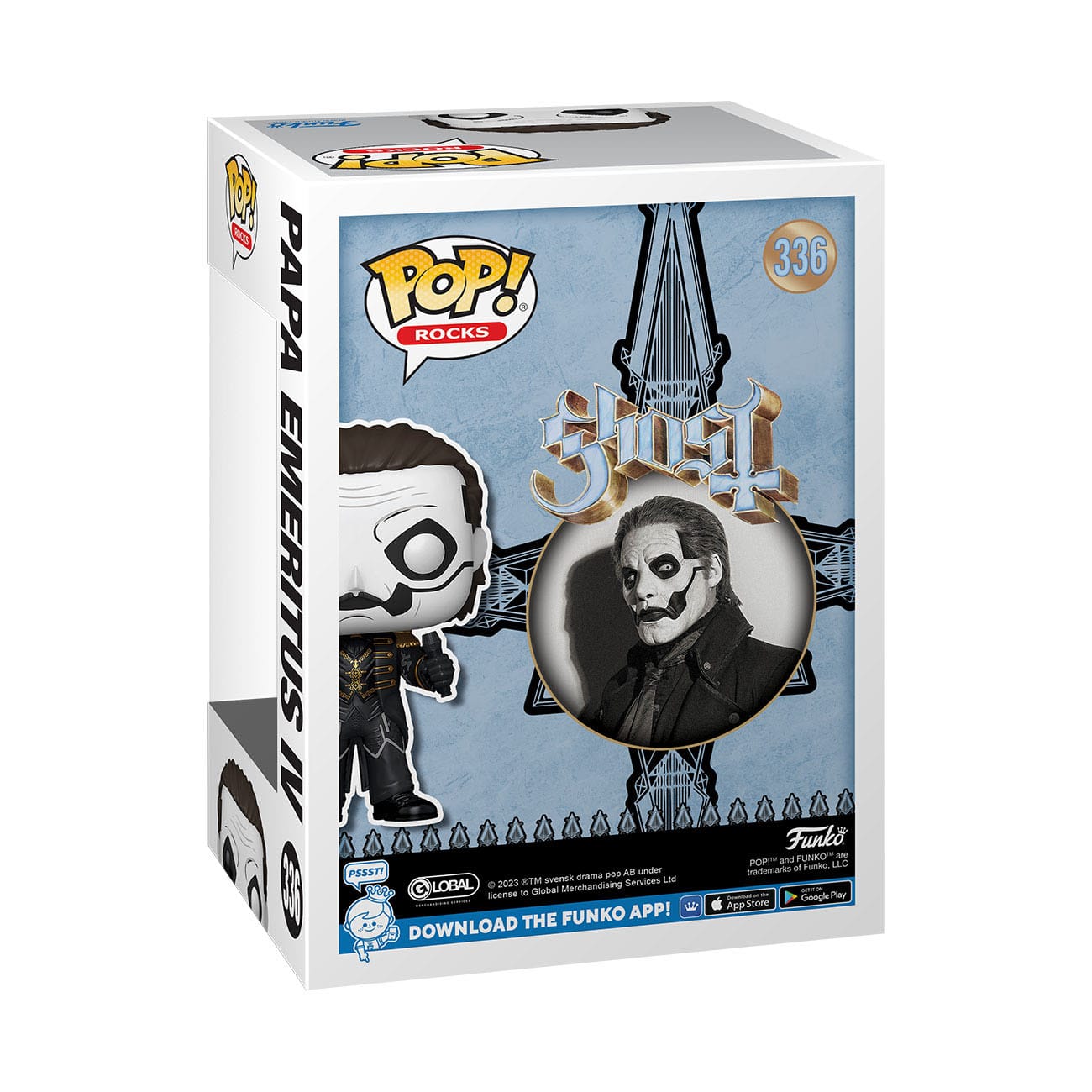 Ghost POP! Rocks Vinyl Figur Papa Emeritus IV 9 cm