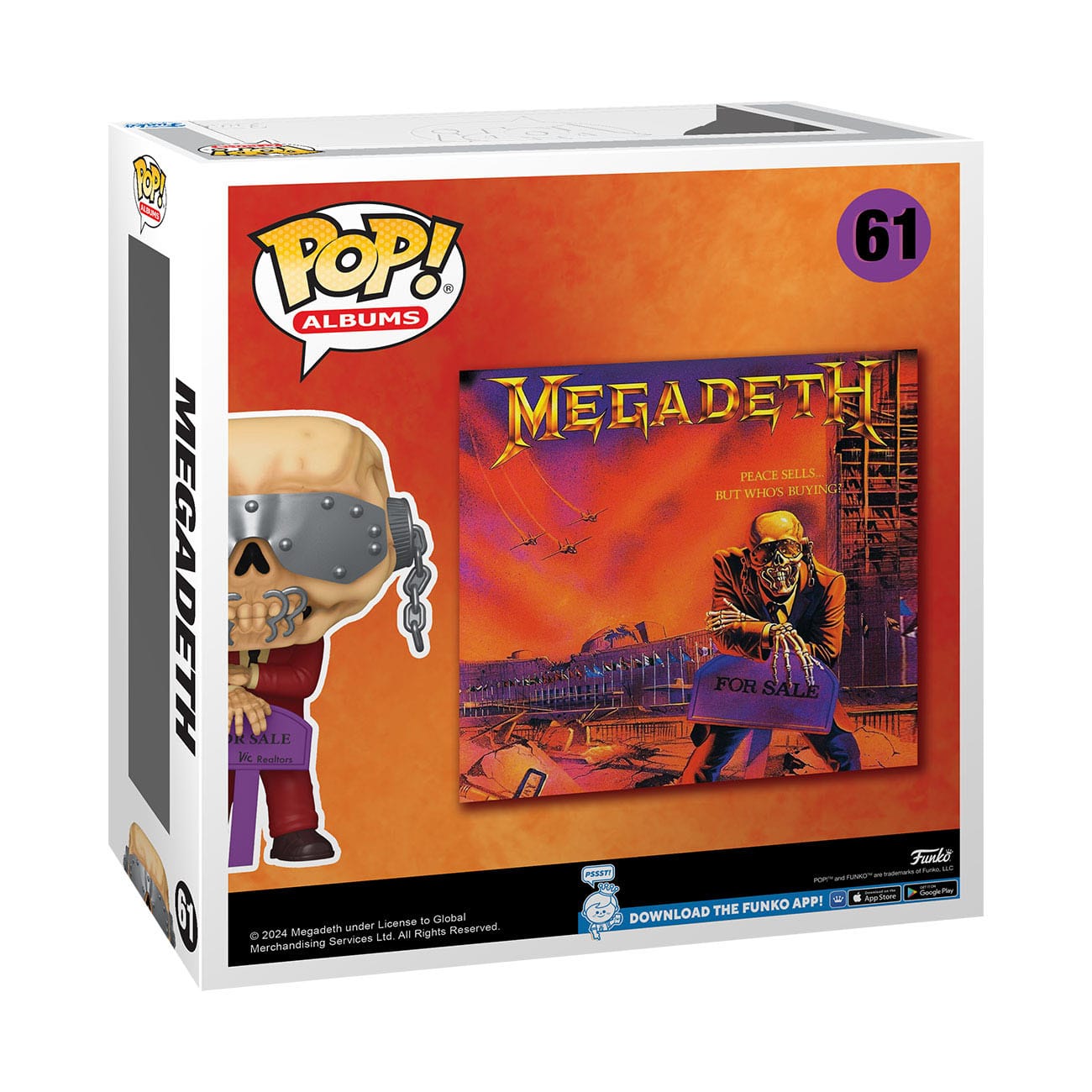 Megadeth POP! Albums Vinyl Figur PSBWB 9 cm