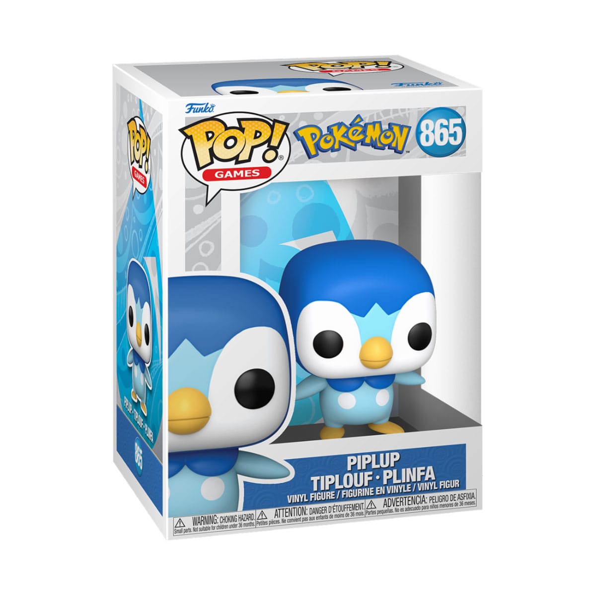 Pokemon POP! Games Vinyl Figur Piplup