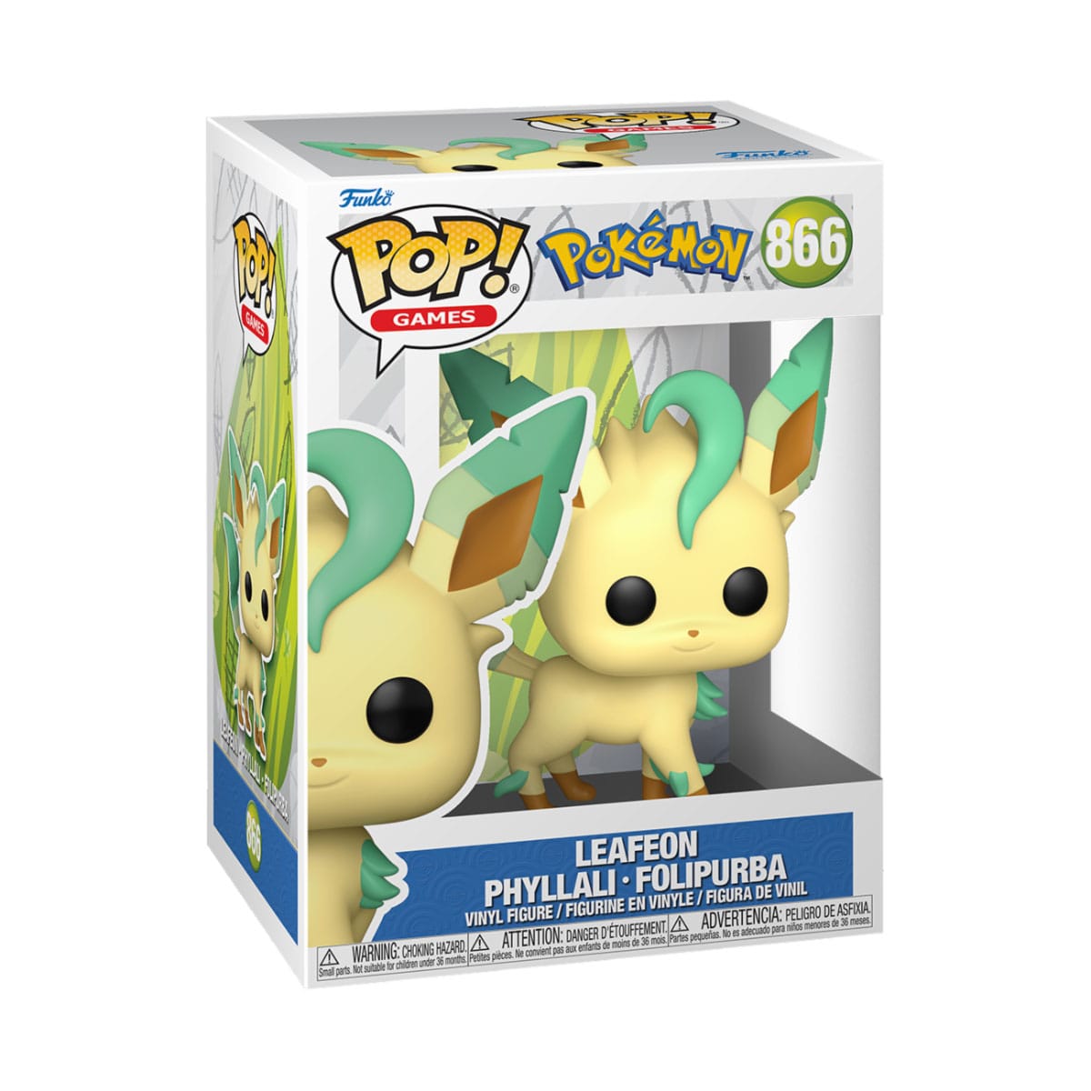 Pokemon POP! Games Vinyl Figur Leafeon