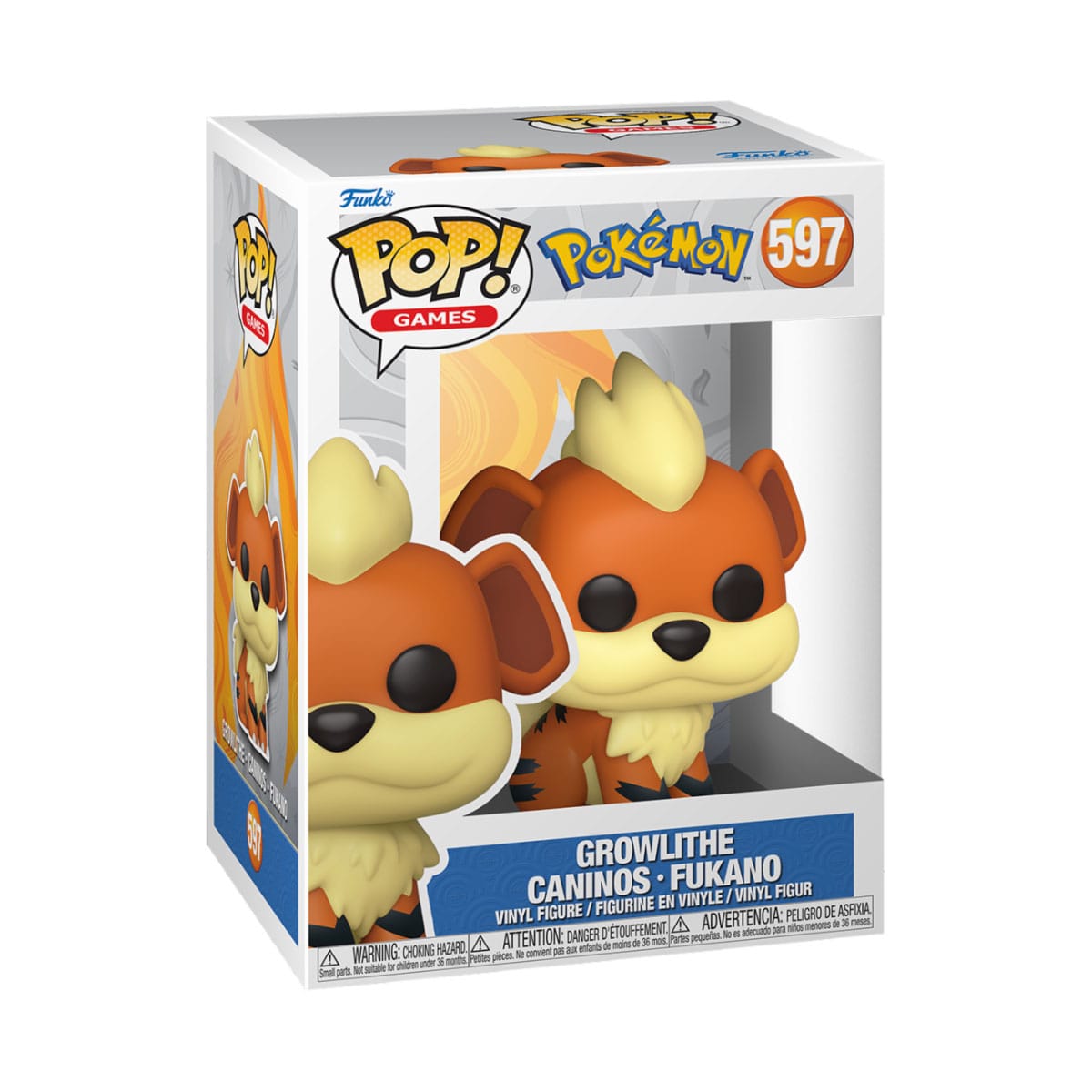 Pokemon POP! Games Vinyl Figur Growlithe