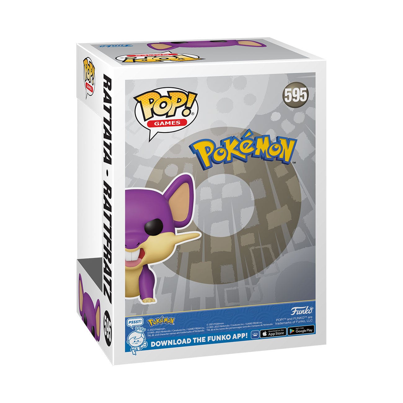 Pokemon POP! Games Vinyl Figur Rattfratz