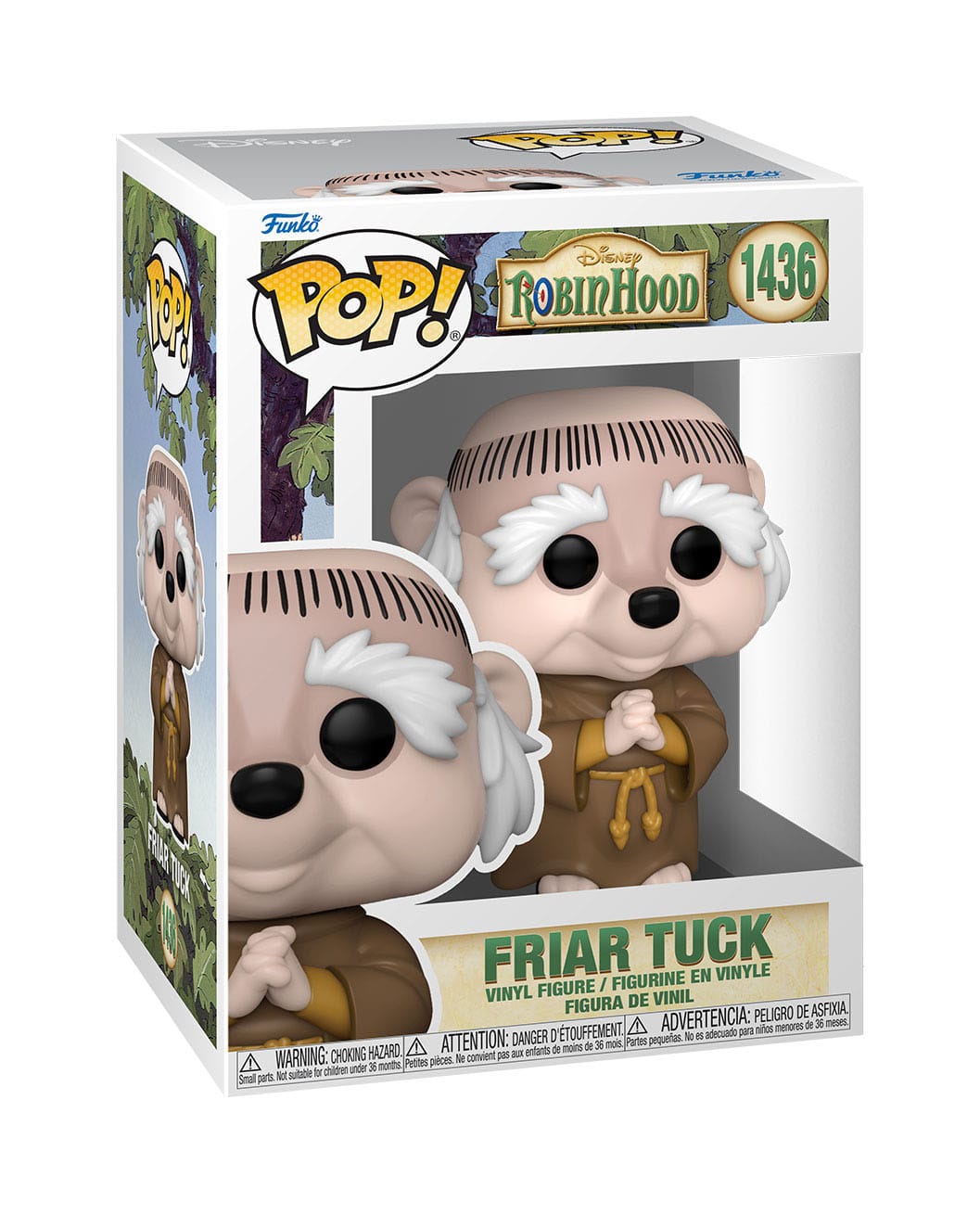 Robin Hood POP! Disney Vinyl Figur Friar Tuck