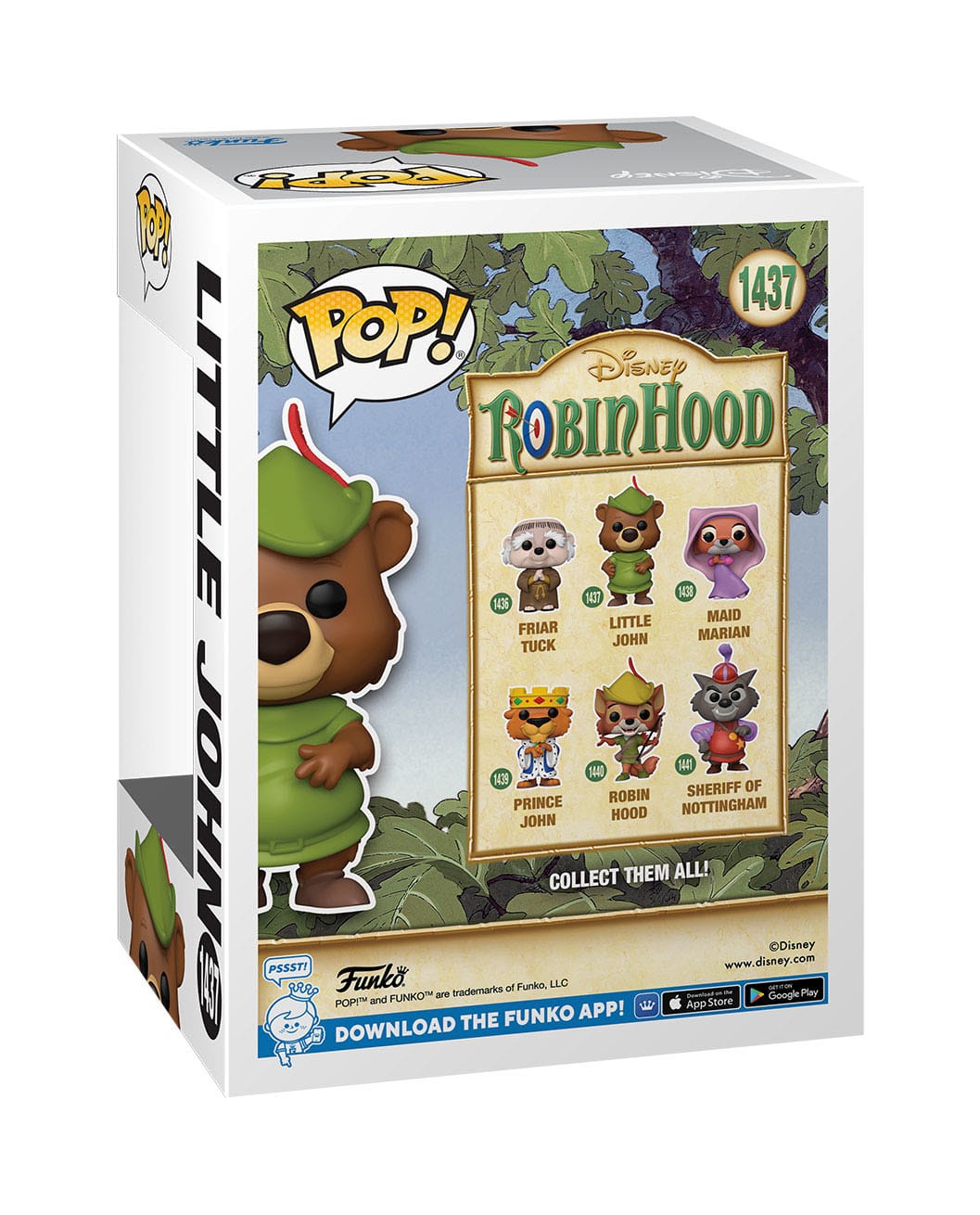 Robin Hood POP! Disney Vinyl Figur Little Jon