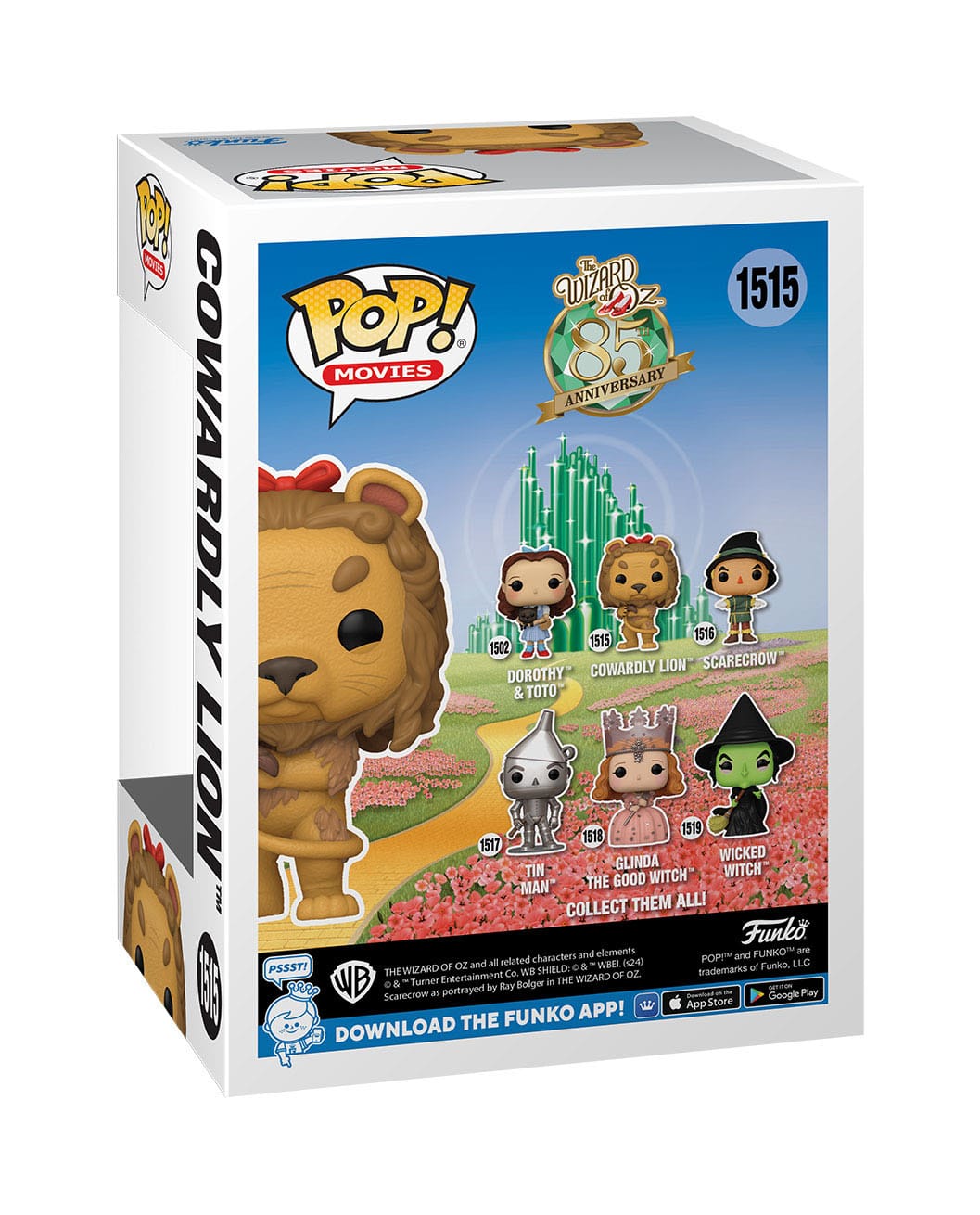 Der Zauberer von Oz POP! Movies Vinyl Figur Cowardly Lion