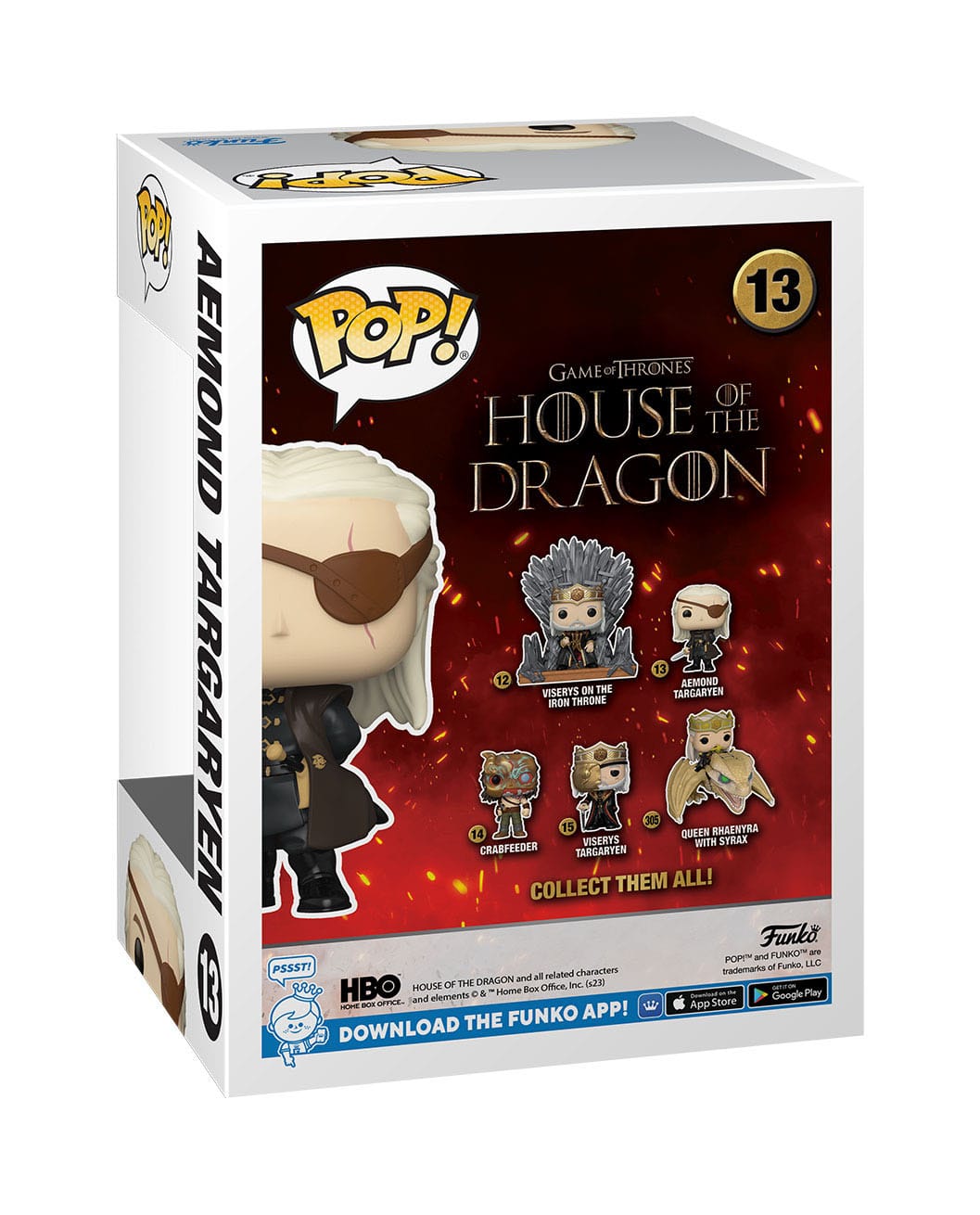 Aemond Targaryen - Funko POP! Normale Variante