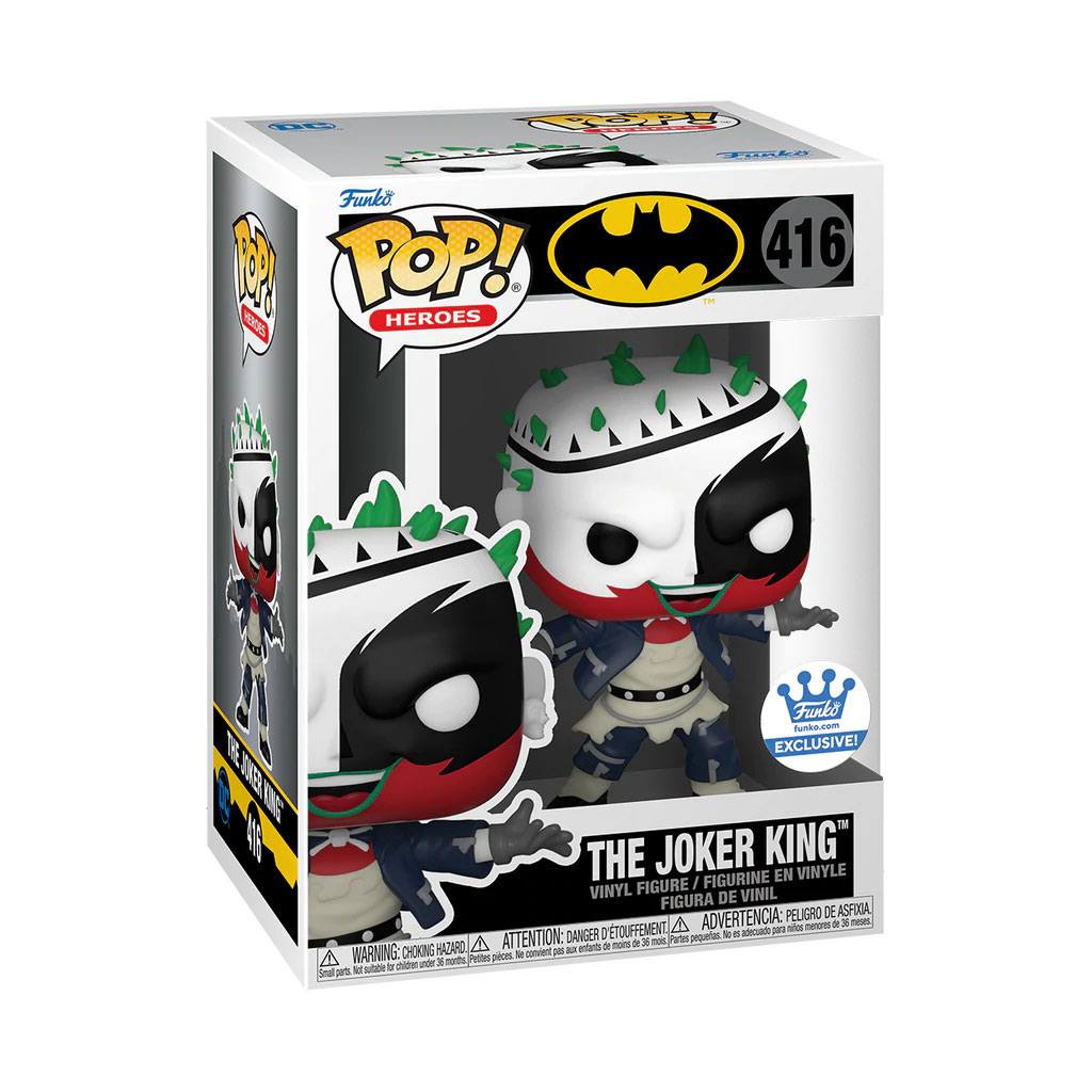 DC Comics POP! Heroes Vinyl Figur The Joker King Exclusive