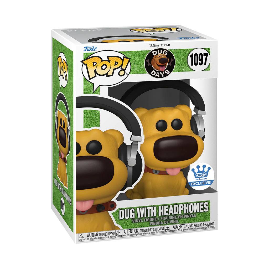 Dug Days POP! Disney Vinyl Figur Dug with Headphones