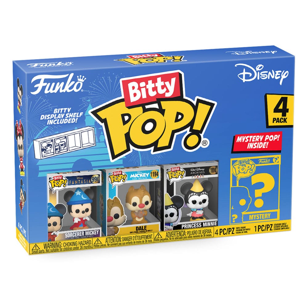 Disney Bitty POP! 4er-Pack Sorcerer Mickey