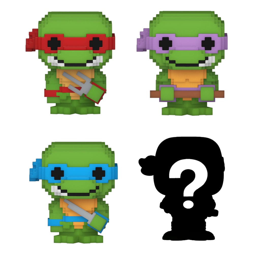 TMNT Bitty POP! 4er-Pack 8 bit