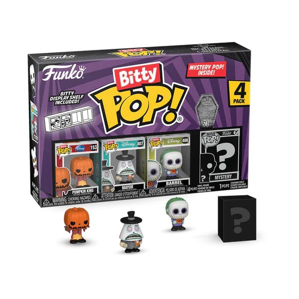 Nightmare before Christmas Bitty POP! 4er-Pack Pumpkin King